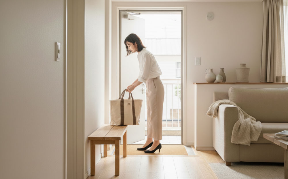 日常使いできるエコな防災グッズ_エコバックを持つ女性