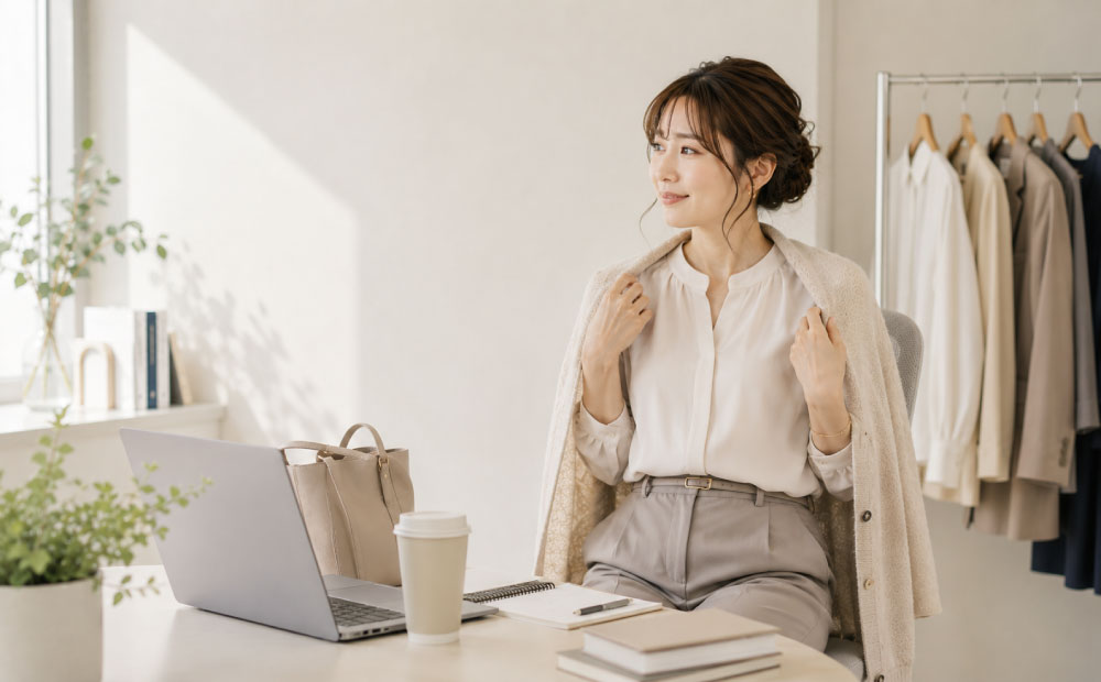 冷房が寒いオフィスでの服装とビジカジの両立術